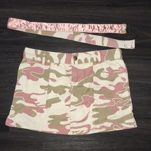 Billabong camo skirt